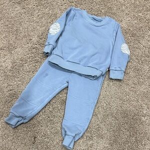 Blue PLAY by Little Sleepies Sweatshirt and Jogger Set